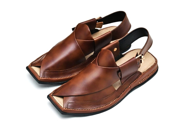 Peshawari Zalmi Chappal – brown